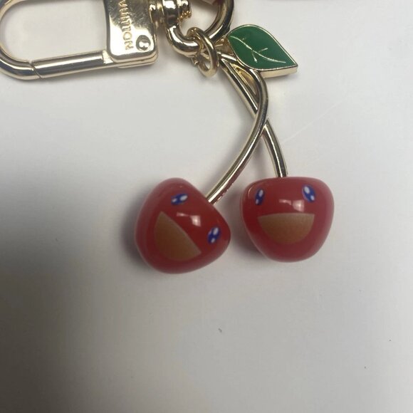 Louis Vuitton x Takashi Murakami Cerise Mini Mirror Bag Charm Keychain - Picture 4 of 5